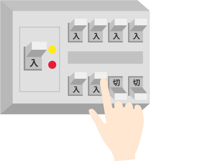四国電力　ブレーカー操作